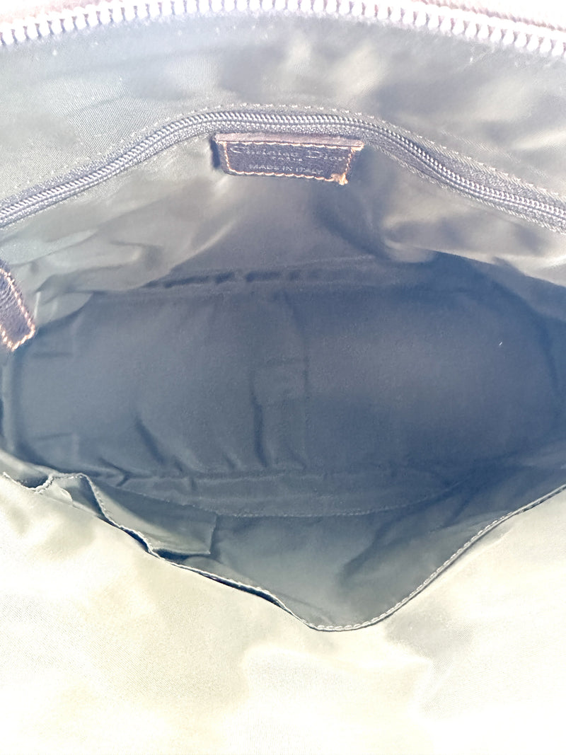 Christian Dior Brown Trotter Canvas Tote Bag