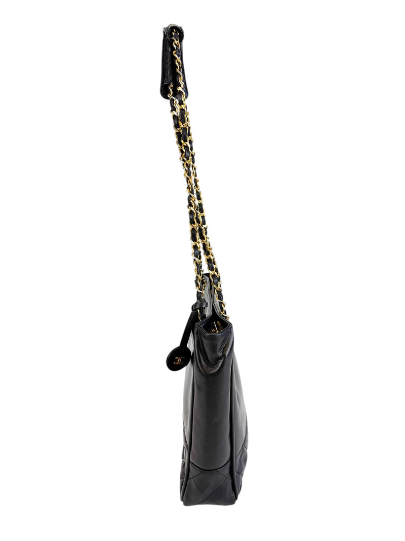 Chanel Black Leather Tote