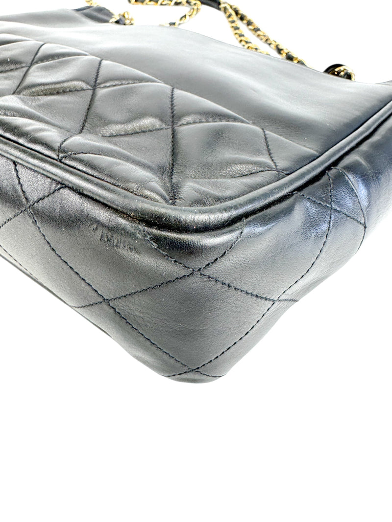 Chanel Black Leather Tote
