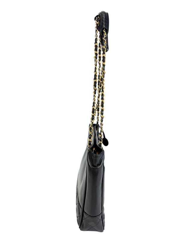 Chanel Black Leather Tote