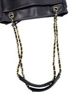Chanel Black Leather Tote