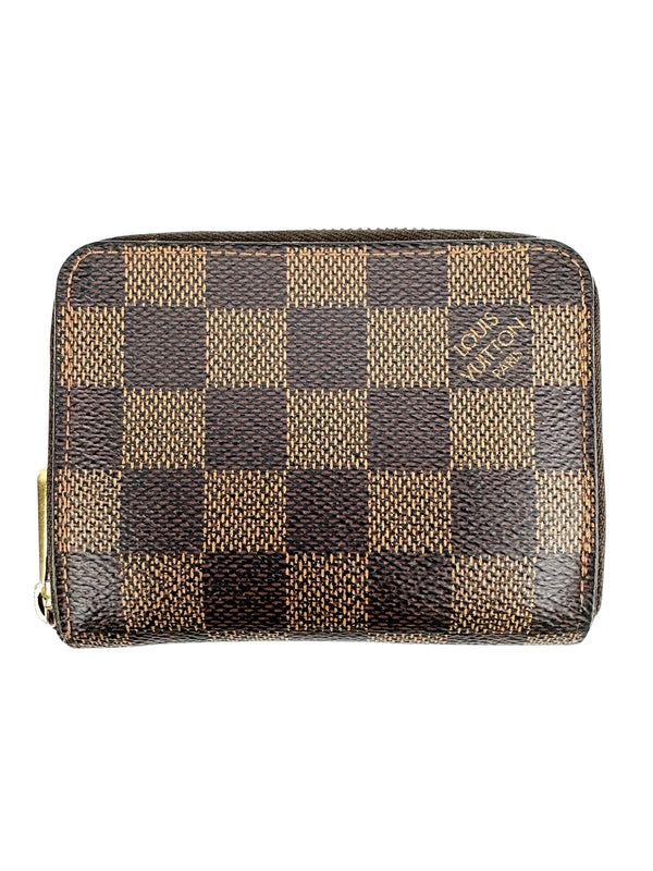 Louis Vuitton Damier Ebene Compact Zip Around Wallet