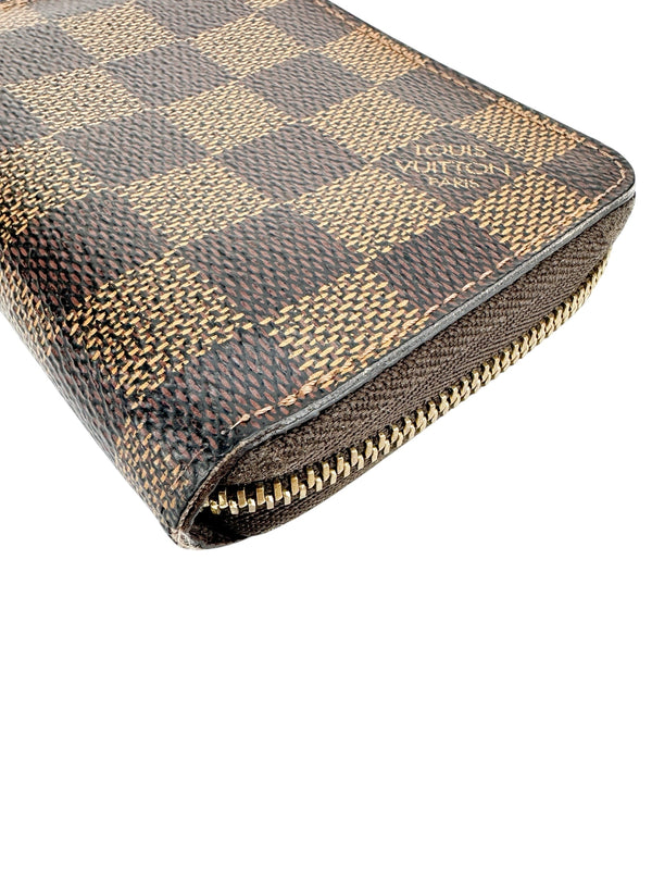 Louis Vuitton Damier Ebene Compact Zip Around Wallet