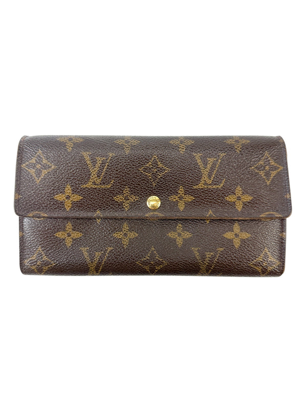 Louis Vuitton Monogram Porte Monnaie Continental Wallet