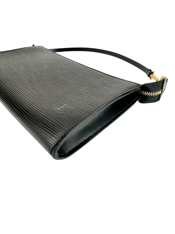 Louis Vuitton Black Epi Pochette Shoulder Bag