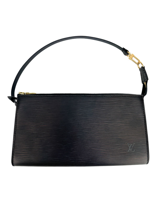 Louis Vuitton Black Epi Pochette Shoulder Bag