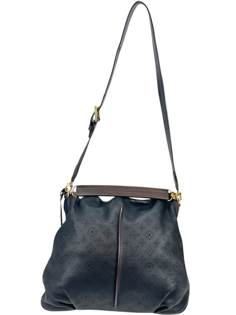Louis Vuitton Black Mahina Leather Selene PM