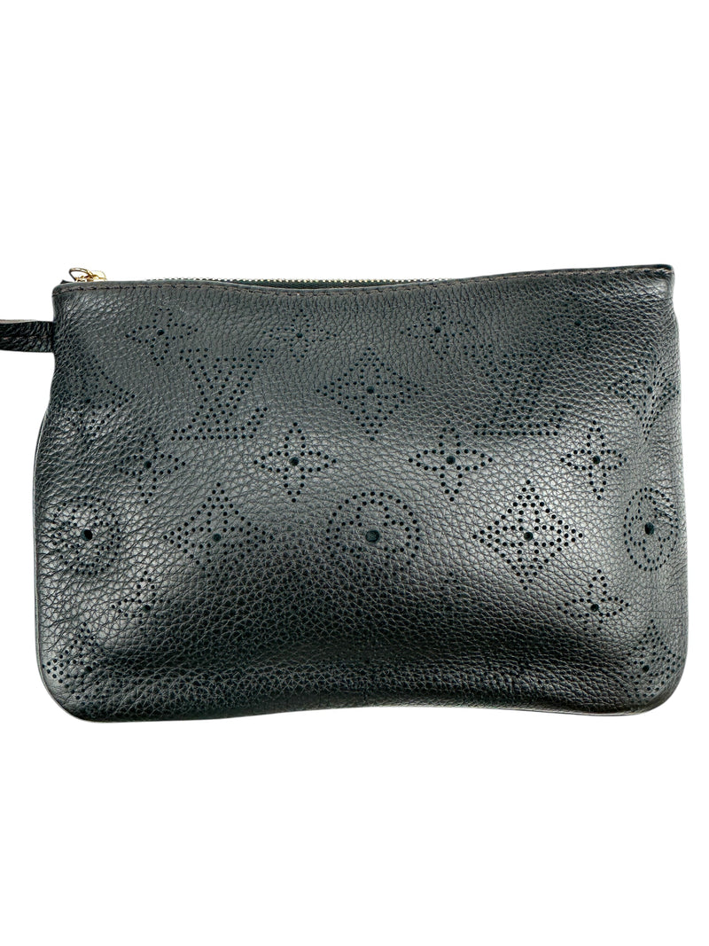 Louis Vuitton Black Mahina Leather Selene PM
