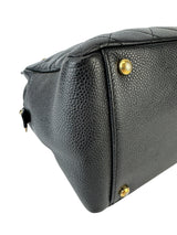 Chanel Black Quilted Caviar Timeless Grand Shopping Tote (GST)