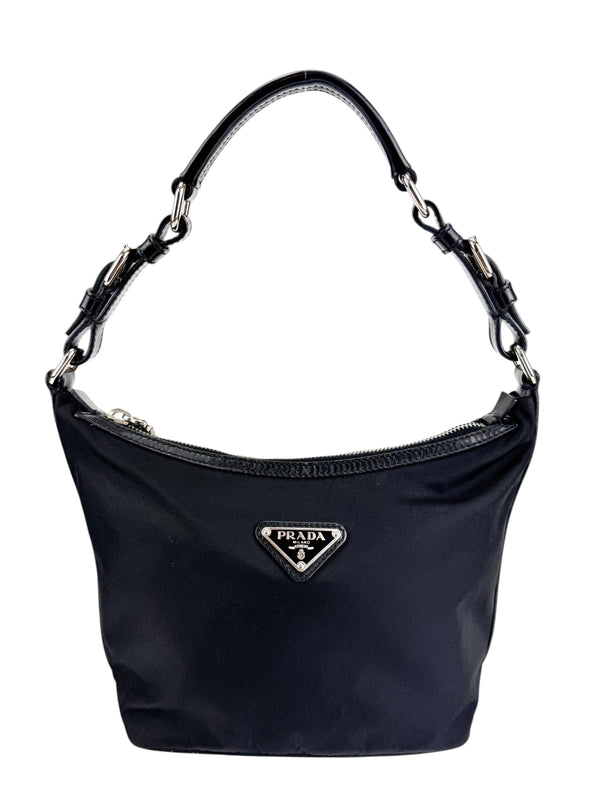 Prada Black Nylon Shoulder Bag