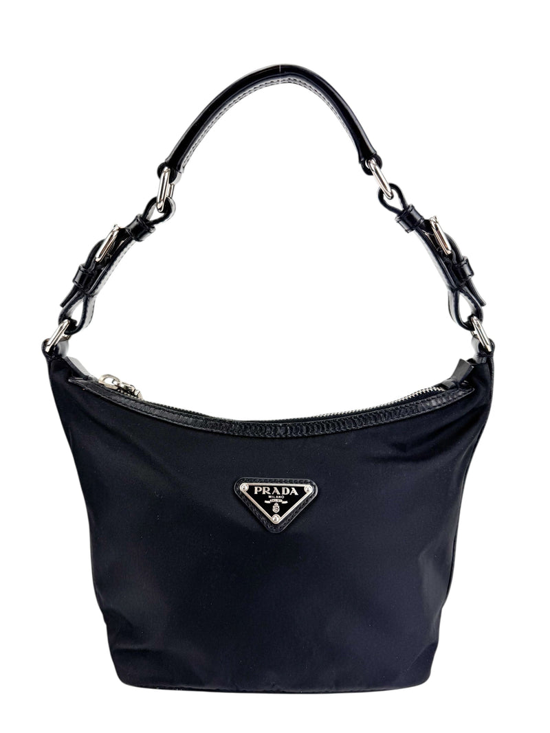 Prada Black Nylon Shoulder Bag