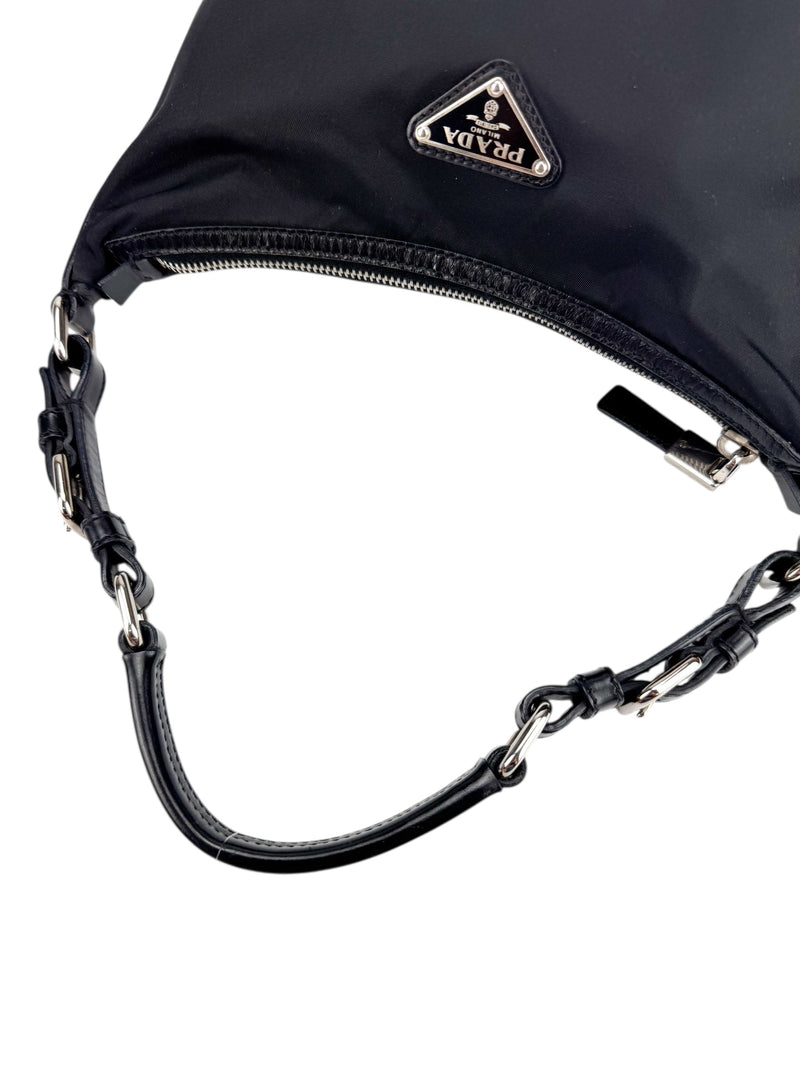 Prada Black Nylon Shoulder Bag