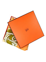 Hermès Orange L'Instruction du Roy Jacquard Silk Scarf 90cm (Full Set)
