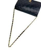 Chanel Black Lambskin Full Flap