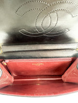 Chanel Black Lambskin Full Flap