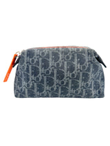 Christian Dior Monogram Canvas Denim Cosmetic Pouch