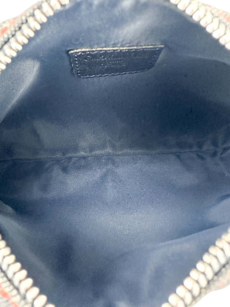 Christian Dior Monogram Canvas Denim Cosmetic Pouch