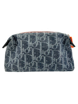 Christian Dior Monogram Canvas Denim Cosmetic Pouch
