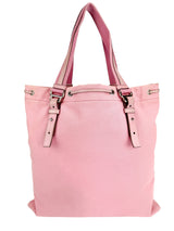 Yves Saint Laurent Rive Gauche Pink Kahara Canvas Tote
