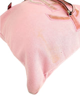 Yves Saint Laurent Rive Gauche Pink Kahara Canvas Tote