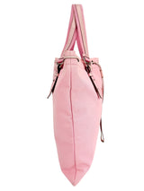 Yves Saint Laurent Rive Gauche Pink Kahara Canvas Tote
