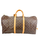 Louis Vuitton Vintage Monogram Bandouliere Keepall 55