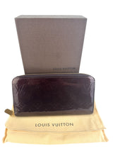 Louis Vuitton Amarante Vernis Zip Around Wallet (Full Set)
