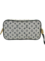 Louis Vuitton Blue Mini Lin Juliette Crossbody Bag MM