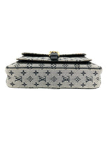 Louis Vuitton Blue Mini Lin Juliette Crossbody Bag MM