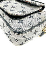 Louis Vuitton Blue Mini Lin Juliette Crossbody Bag MM