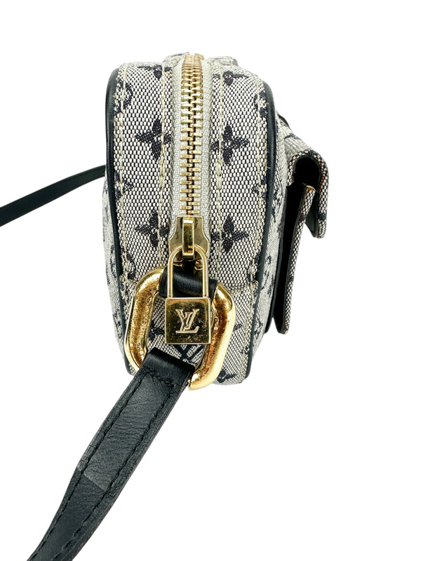 Louis Vuitton Blue Mini Lin Juliette Crossbody Bag MM