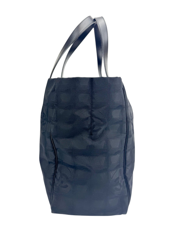 Chanel Black Travel Line Tote MM