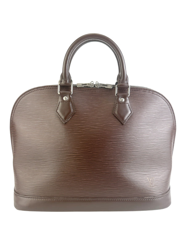 Louis Vuitton Vintage Brown Epi Leather Alma MM