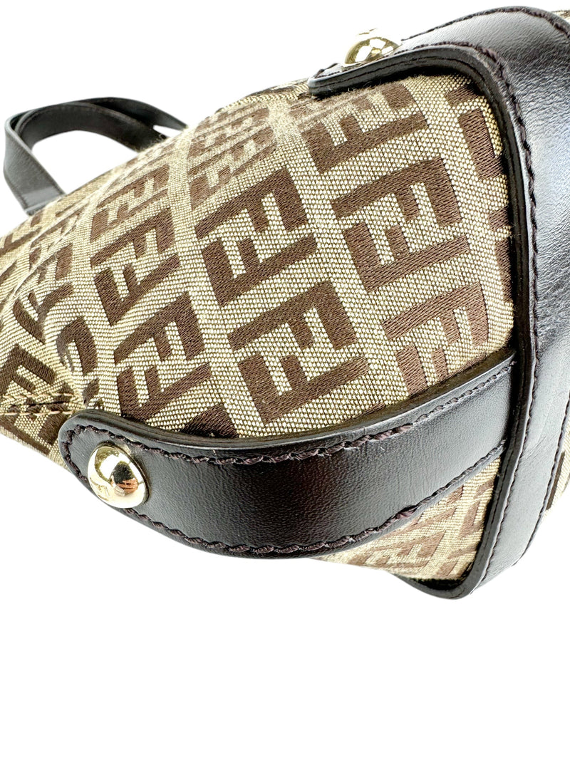 Fendi Khaki Zucchino Bag