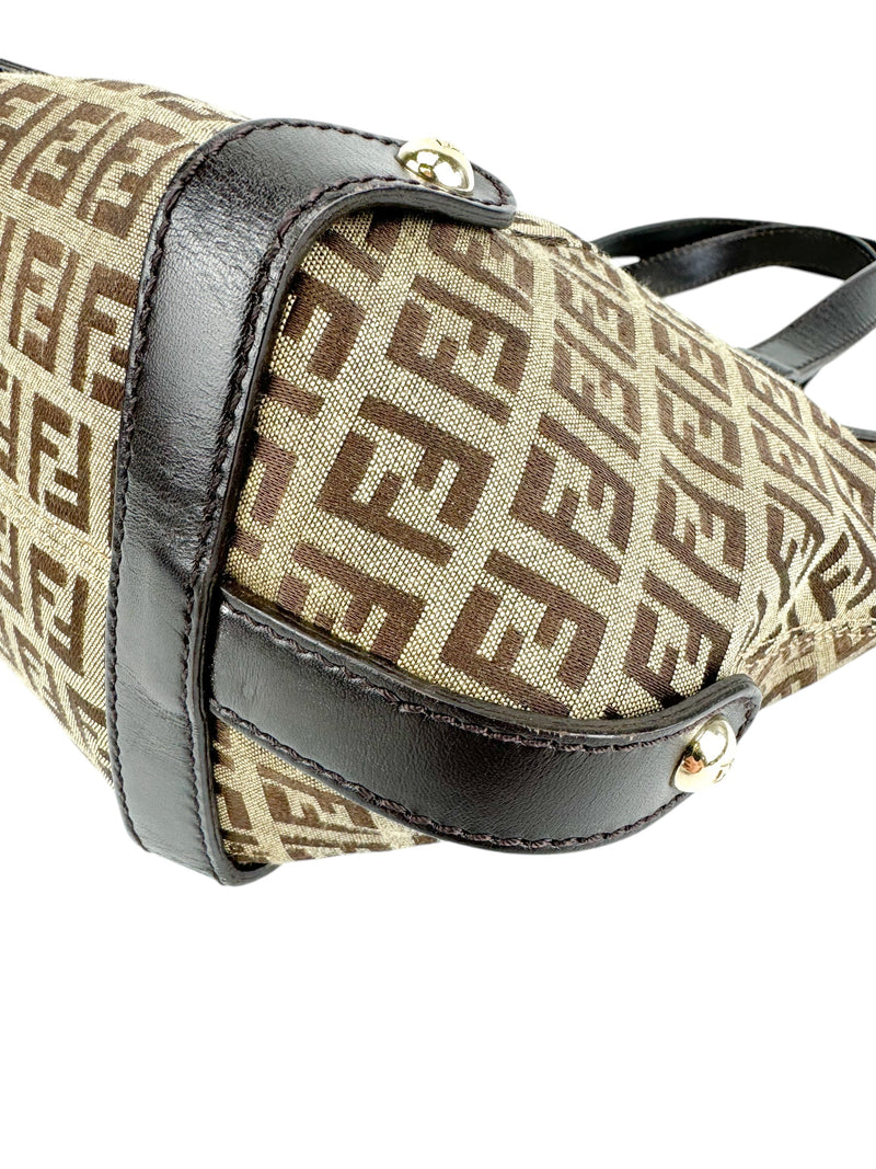Fendi Khaki Zucchino Bag