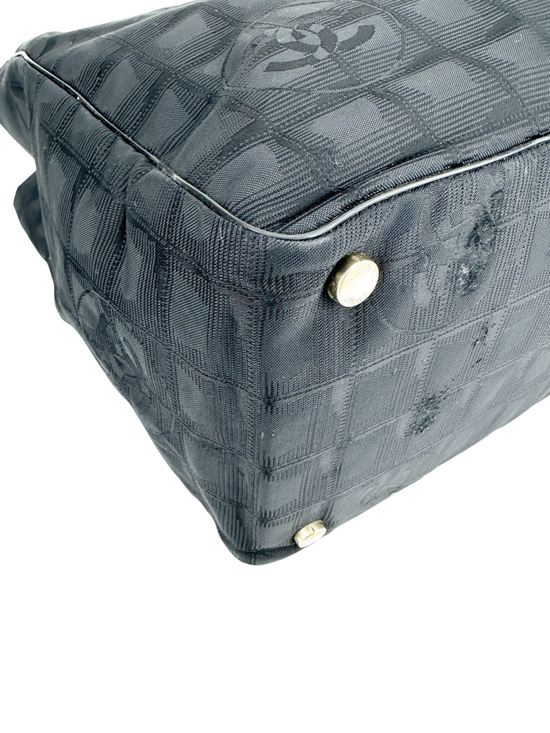 Chanel Black Travel Line Tote