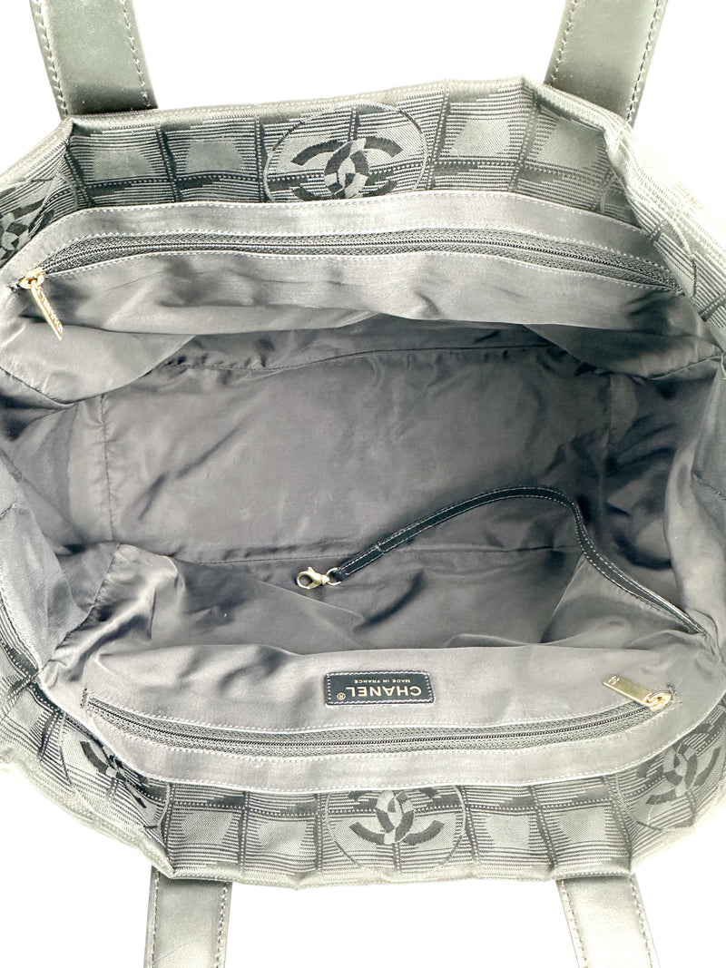 Chanel Black Travel Line Tote