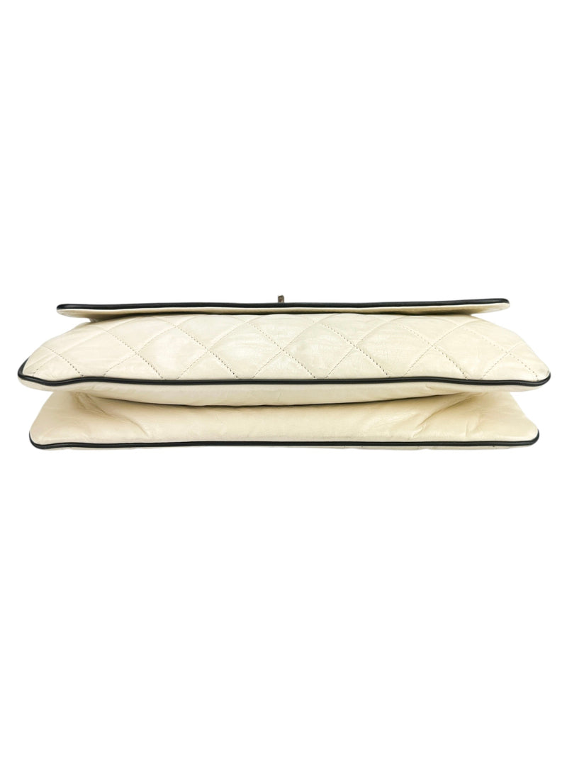 Chanel Cream Bijoux Quilted Lambskin Bag