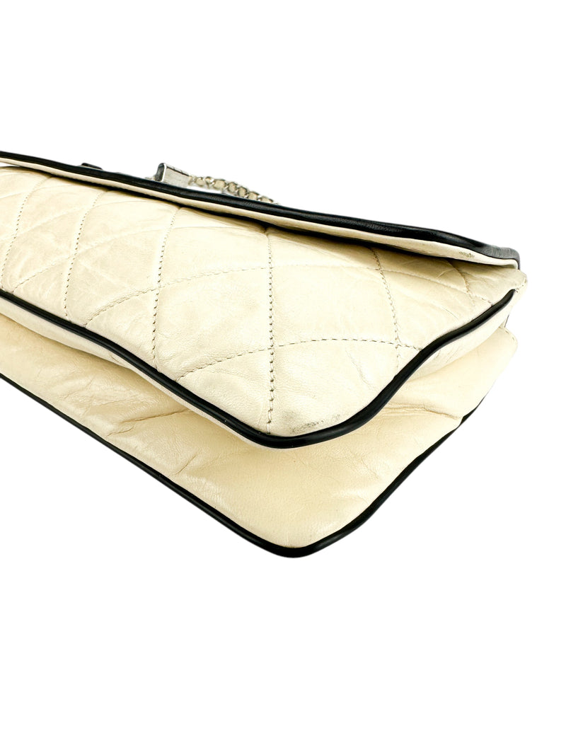 Chanel Cream Bijoux Quilted Lambskin Bag