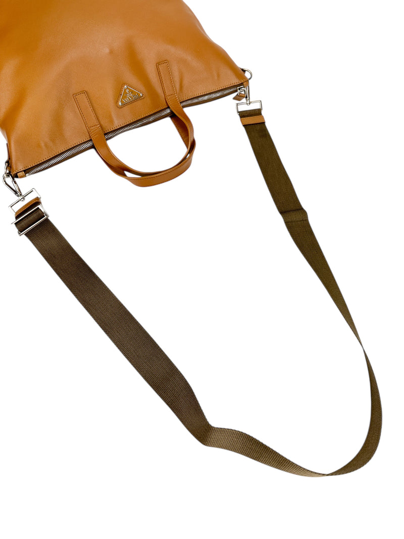 Prada Tan Leather Bag w/ Strap