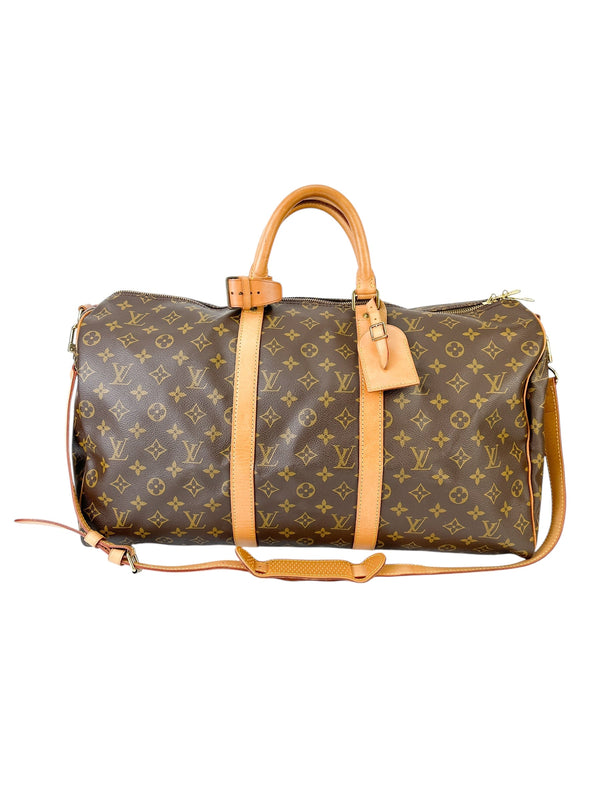 Louis Vuitton Vintage Monogram Keepall Bandouliere 50 W/ Strap