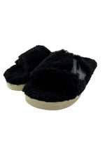 Golden Goose Black Shearling Poolstar Slides Size 37