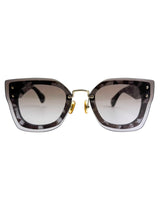 Miu Miu Gray Squared Sunglasses