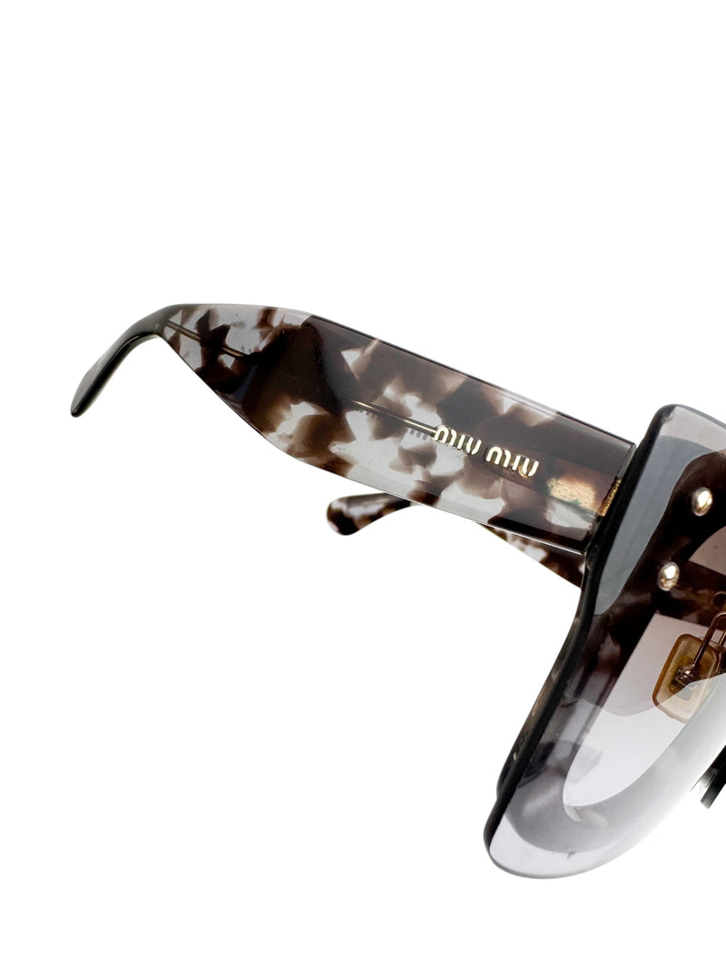 Miu Miu Gray Squared Sunglasses