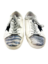 Golden Goose White Superstar Low Sneakers Size 8