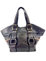 Jimmy Choo Brown Leather Satchel Handbag