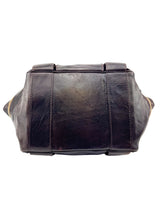 Jimmy Choo Brown Leather Satchel Handbag