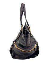 Jimmy Choo Brown Leather Satchel Handbag