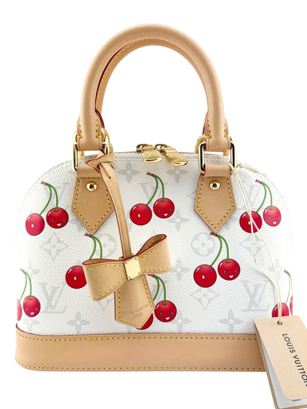 Louis Vuitton x Takashi Murakami Cerises Alma BB Handbag