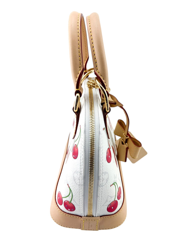 Louis Vuitton x Takashi Murakami Cerises Alma BB Handbag